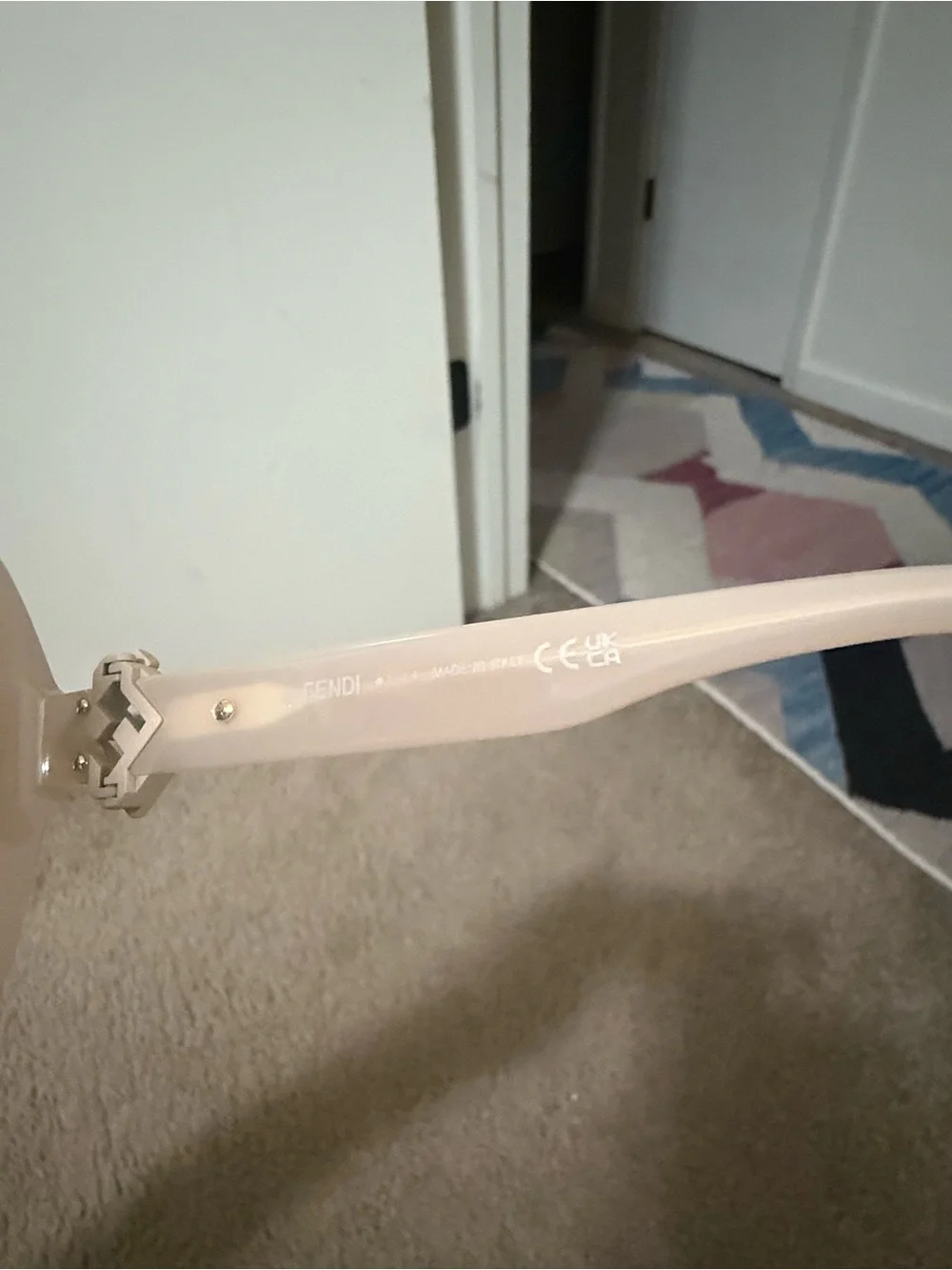 Fendi Oversized Cream Square Sunglasses - Stylish Women’s Accessory